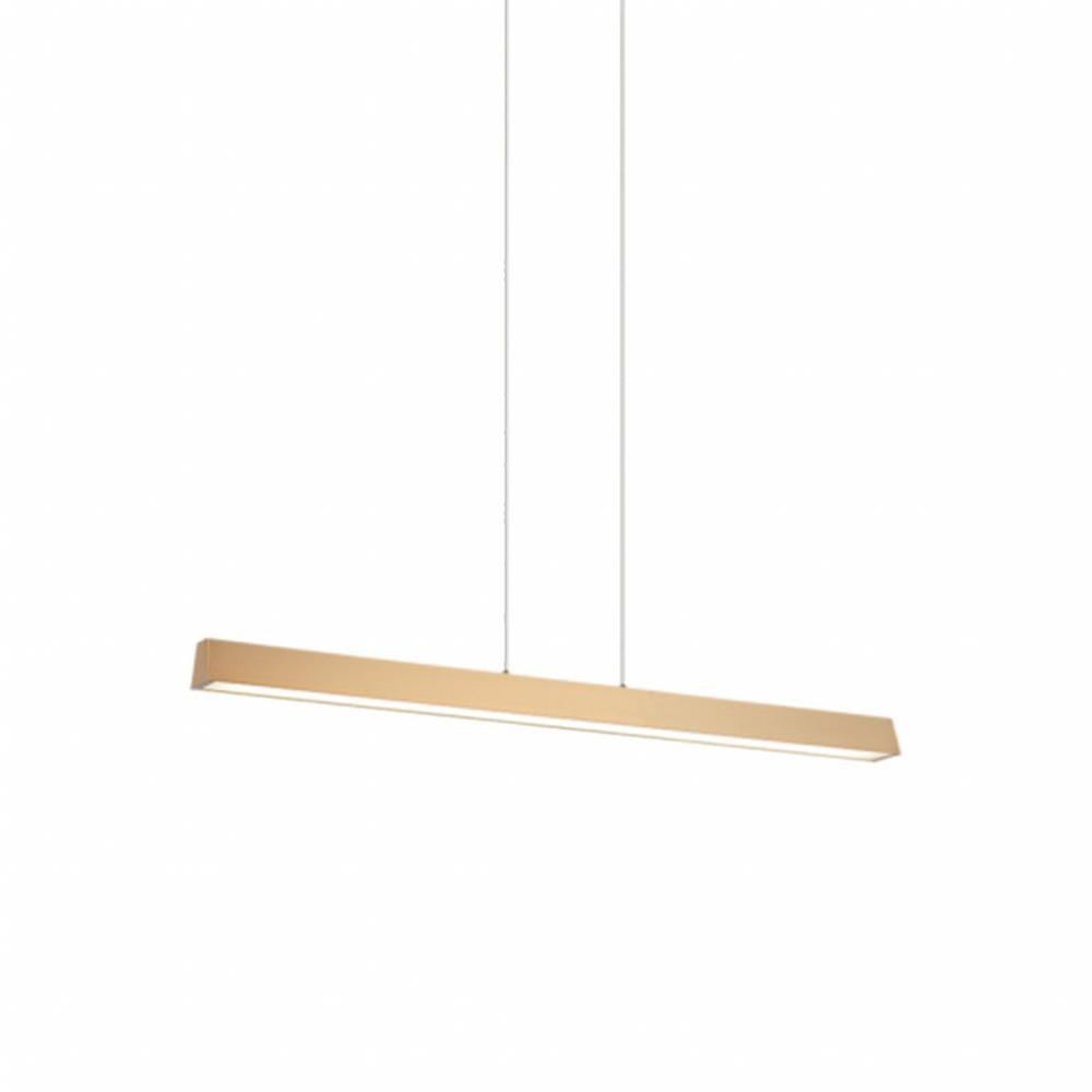 Isosceles Aged Gold Brass Chandelier