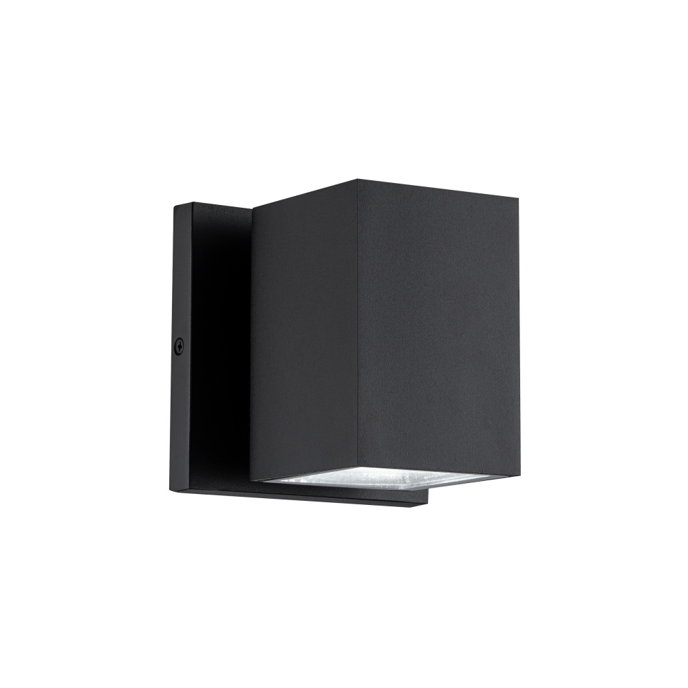 Kubular Matte Black Wall Sconce