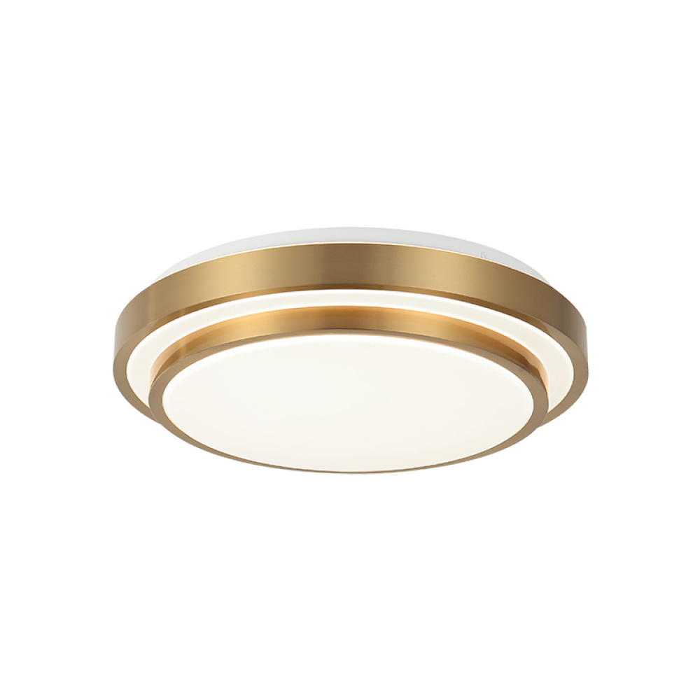 Helix Aged Gold Brass Flush Mounts