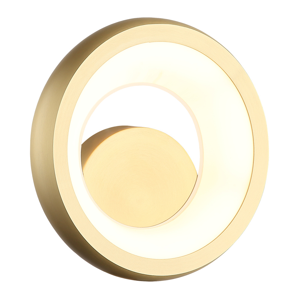 Maverick Brushed Gold Wall Sconce
