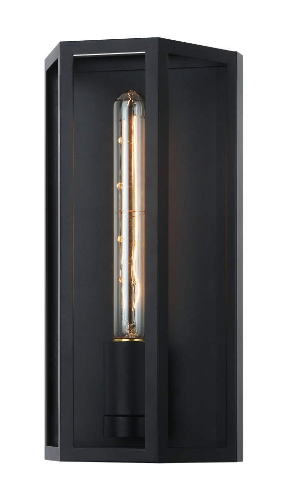 Creed Matte Black Wall Sconce