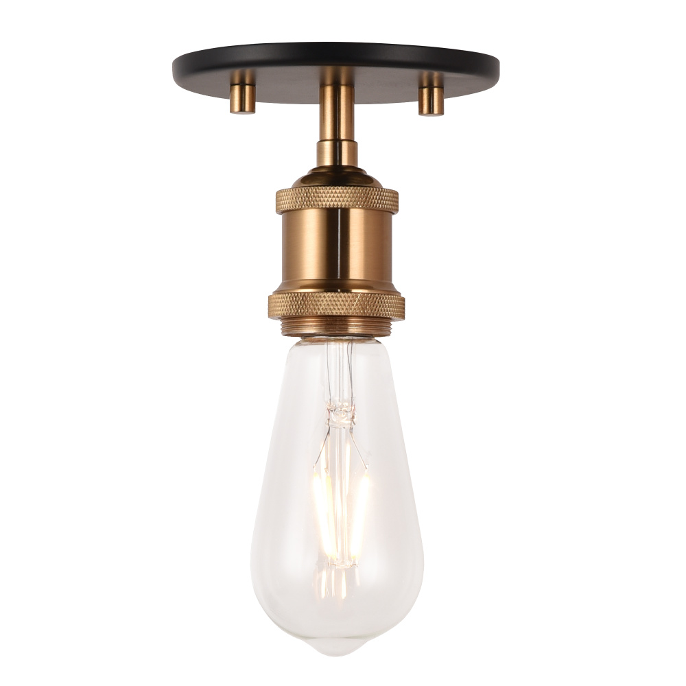 Bulstrode's Workshop Aged Gold Brass Ceiling Mount