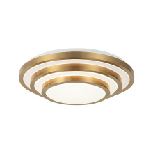 Matteo Lighting M18919AG - Helix Aged Gold Brass Flush Mounts