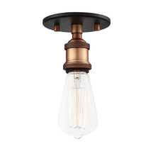 Matteo Lighting X46100AG - Bulstrode's Workshop Aged Gold Brass Ceiling Mount