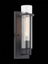 Matteo Lighting S03901MB - Tubulaire Matte Black Wall Sconce