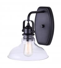 Canarm IWL505B01BK - FARRELL 1 Lt Wall Fixture, 100W 