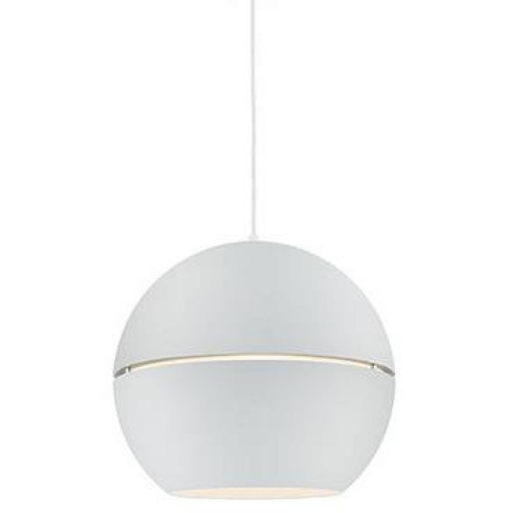Lucas 16-in White 1 Light Pendant